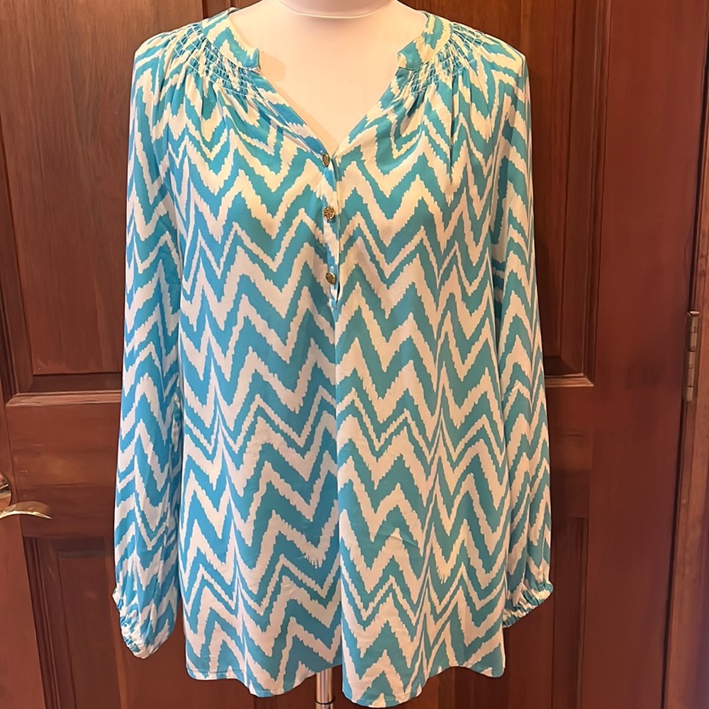 Lilly Pulitzer Elsa Silk Blouse